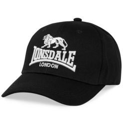 Czapka Lonsdale Salford. Niebieskie czapki męskie Lonsdale, bez wzorów, sportowe. Za 148.50 zł.