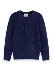 Scotch & Soda Sweter w kolorze granatowym rozmiar: M. Niebieskie swetry klasyczne damskie Scotch & Soda, m, bez kołnierzyka. Za 228.38 zł.