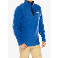 Bluza bez kaptura męska Columbia Steens Mountain Half Snap. Niebieskie bluzy bez kaptura męskie Columbia, m. Za 125.99 zł.