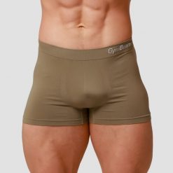 Bokserki męskie bezszwowe slim Seamless 2Pack. Bokserki męskie GYMBEAM, bez wzorów, z materiału. Za 59.90 zł.