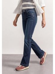 Street One Dżinsy - Bootcut fit - w kolorze granatowym rozmiar: W31/L30. Niebieskie jeansy damskie Street One. Za 199.95 zł.