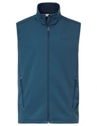 Kamizelka funkcyjna M Everhike Softshell Vest. Niebieskie kurtki softshell damskie Vaude, l, bez wzorów, z materiału, bez kaptura. Za 424.60 zł.