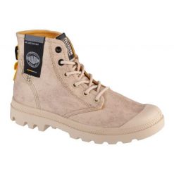 Buty Palladium Pampa Surplus 74389-210-M beżowe beżowy. Brązowe buty sportowe na co dzień męskie z gumy, bez zapięcia. Za 545.43 zł.