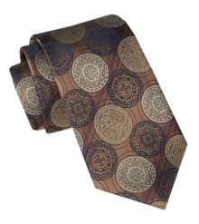 Męski Krawat - Alties - Duże Talary w Odcieniach Brązów. Krawaty i muchy męskie Alties, bez wzorów, z tkaniny, eleganckie. Za 49.00 zł.