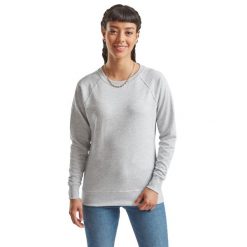 Lekka Bluza Raglanowa Dla Kobiet. Niebieskie bluzy bez kaptura damskie Fruit of the Loom, xs. Za 85.99 zł.