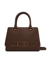 LOVE MOSCHINO Torebka JC4022PP1NKD0301 Brązowy. Brązowe torebki klasyczne damskie Love Moschino, bez wzorów, ze skóry, bez dodatków. Za 659.99 zł.