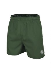Spodenki sportowe treningowe męskie Pitbull West Coast Performance Small Logo. Zielone szorty sportowe męskie PITBULL, l, z materiału. Za 149.00 zł.