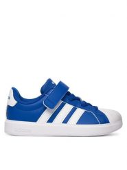 Adidas Sneakersy Streettalk JQ8594 Niebieski. Niebieskie buty sportowe chłopięce Adidas, bez wzorów, ze skóry, bez zapięcia. Za 199.99 zł.