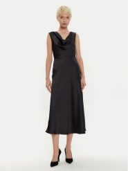 Imperial Sukienka koktajlowa AFBAIBA Czarny Slim Fit. Czarne sukienki damskie Imperial, xs, bez wzorów, z syntetyku, wizytowe, bez kołnierzyka, bez ramiączek. Za 239.99 zł.