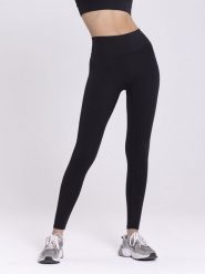 Onamaste Legginsy sportowe "Suzanna" w kolorze czarnym rozmiar: S/M. Czarne legginsy damskie Onamaste, m, bez wzorów, z materiału, z podwyższonym stanem, outdoorowe. Za 122.96 zł.