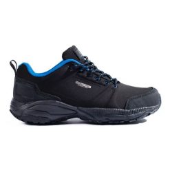 Buty trekkingowe damskie DK czarno niebieskie czarne. Czarne obuwie trekkingowe damskie . Za 197.04 zł.