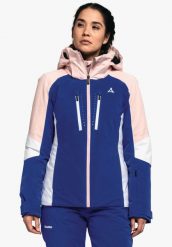 Kurtka narciarska damska Schöffel Naladas. Niebieskie kurtki narciarskie i snowboardowe damskie Schöffel, s, bez wzorów, z elastanu, bez kaptura, narciarskie, primaloft. Za 2,499.99 zł.