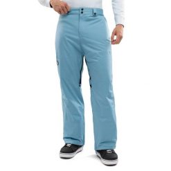 Męskie spodnie snowboardowe Sporty zimowe Siroko P1 Kiroro. Niebieskie spodnie materiałowe męskie SIROKO, bez wzorów, z elastanu, sportowe. Za 514.00 zł.