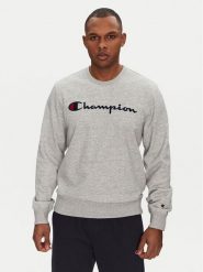 Champion Bluza 220727 Szary Slim Fit. Szare bluzy bez kaptura męskie CHAMPION, l, z bawełny. Za 139.99 zł.