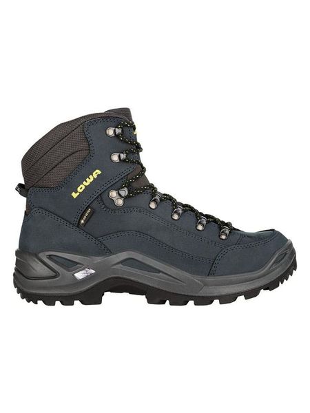 LOWA Skórzane buty turystyczne "Renegade GTX Mid" w kolorze granatowym rozmiar: 46. Niebieskie buty trekkingowe męskie Lowa, z gore-texu, bez zapięcia, outdoorowe, gore-tex. Za 782.99 zł.