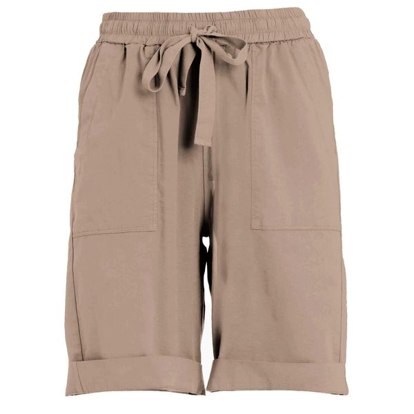 Szorty Deha Poplin Bermuda Damskie. Brązowe szorty damskie Deha, bez wzorów, z bawełny. Za 310.99 zł.