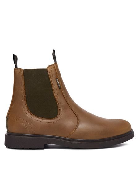 Barbour Sztyblety MFO0815BR34 Brązowy. Brązowe sztyblety męskie Barbour, ze skóry, bez zapięcia. Za 769.99 zł.