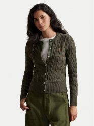 Polo Ralph Lauren Kardigan 211971868500 Zielony Slim Fit. Zielone kardigany damskie Polo Ralph Lauren, m, bez wzorów, z bawełny. Za 1,199.00 zł.