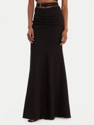 Versace Jeans Couture Spódnica maxi 80HAE870 J0198 Czarny Slim Fit. Czarne spódniczki damskie Versace Jeans Couture, bez wzorów, z bawełny, maxi. Za 1,259.00 zł.