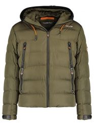 Canadian Peak Kurtka zimowa "Ardent" w kolorze khaki rozmiar: XL. Brązowe kurtki męskie Canadian Peak, na zimę, xl, bez wzorów, bez kaptura. Za 372.47 zł.