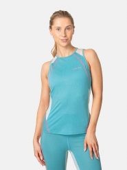 KARI TRAA Top sportowy "Alma" w kolorze turkusowo-jasnoróżowym rozmiar: M. Czerwone topy damskie Kari Traa, m, bez wzorów, z wełny, bez kołnierzyka. Za 130.99 zł.