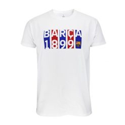Koszulka FC Barcelona - licencjonowana. Bluzki damskie FC Barcelona, bez wzorów, sportowe, bez kołnierzyka, bez ramiączek. W wyprzedaży za 95.24 zł.