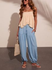 Milan Kiss Dżinsy - Regular fit - w kolorze błękitnym rozmiar: L. Niebieskie jeansy damskie Milan Kiss, z podwyższonym stanem. Za 228.45 zł.