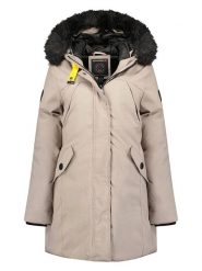 Geographical Norway Parka "Cherifa" w kolorze szarobrązowym rozmiar: XXL. Brązowe parki damskie Geographical Norway, xxl, bez wzorów. Za 215.21 zł.