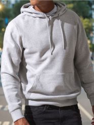 Bluza - szary. Szare bluzy z kapturem męskie Sinsay, l. Za 39.99 zł.