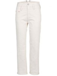 Herrlicher Dżinsy "Pitch" - Tapered fit - w kolorze kremowym rozmiar: W30. Brązowe jeansy damskie Herrlicher, z podwyższonym stanem. Za 250.01 zł.