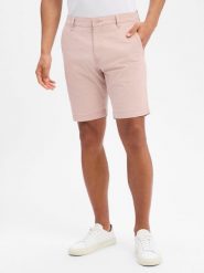 Levi's spodenki chino z zawartością lnu Mężczyźni Bawełna różowy, 33. Czerwone szorty męskie Levi's, z bawełny, bez kołnierzyka. Za 299.95 zł.