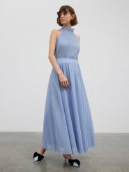 BGN Spódnica w kolorze błękitnym rozmiar: 36. Niebieskie spódniczki damskie BGN, bez wzorów, z tiulu, maxi, proste. Za 91.56 zł.