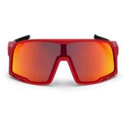 Okulary CHPO Henrik czerwone 16132PK. Czerwone okulary przeciwsłoneczne męskie CHPO BRAND, z materiału. Za 190.35 zł.