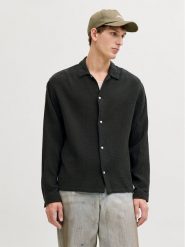 Jack & Jones Koszula Nantucket 12291804 Czarny Relaxed Fit. Czarne koszule męskie Jack & Jones, m, bez wzorów, z wiskozy, bez kołnierzyka, bez ramiączek. Za 149.99 zł.