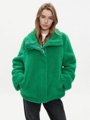 Replay Kożuch W7817.000.84790 Zielony Relaxed Fit. Zielone futra damskie Replay, xl. Za 2,339.00 zł.