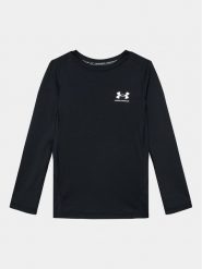 Under Armour Koszulka techniczna Ua Hg Armour Ls 1361731 Czarny Fitted Fit. Czarne t-shirty chłopięce Under Armour, bez wzorów, z syntetyku, bez ramiączek. Za 89.99 zł.