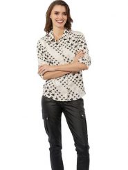 WITT WEIDEN Bluzka w kolorze kremowym rozmiar: 46. Brązowe bluzki damskie WITT WEIDEN, bez wzorów, bez kołnierzyka, bez ramiączek. Za 30.99 zł.