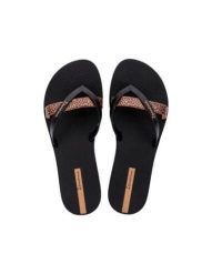 Klapki japonki damskie Ipanema Kirei. Brązowe klapki damskie Ipanema, bez wzorów, z materiału, bez obcasa. Za 89.99 zł.