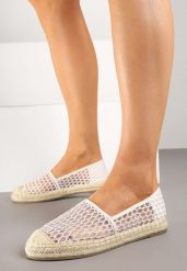 Beżowe Siateczkowe Espadryle Ozdobione Plecionką Telovianna. Brązowe espadryle damskie Born2be, bez wzorów, z jeansu, bez obcasa. Za 79.99 zł.