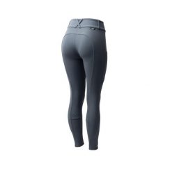 Damskie spodnie jeździeckie o pełnej przyczepności Horze Grand Prix Pro. Niebieskie spodnie materiałowe damskie HORZE, l, z materiału, na fitness i siłownię. Za 467.00 zł.