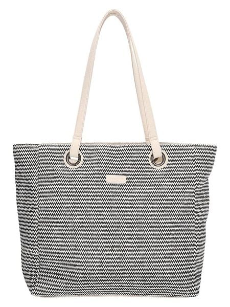 Beagles Shopper bag "Formentera" w kolorze kremowo-czarnym - 50 x 35 x 16 cm rozmiar: onesize. Brązowe shopper bag damskie Beagles, bez wzorów, z materiału, na ramię, bez dodatków. Za 96.14 zł.