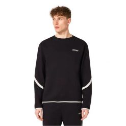 Bluza bez kaptura Męska Oakley Roam Commuter RC Crew Sweatshirt. Czarne bluzy bez kaptura męskie Oakley, m. Za 437.00 zł.