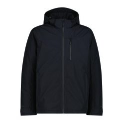 Kurtka wodoodporna z kapturem CMP. Czarne kurtki męskie CMP, bez wzorów, sportowe, z kapturem. Za 422.00 zł.