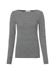 Marc O'Polo koszulka z długim rękawem Kobiety Bawełna czarny|biały, M. Białe t-shirty damskie Marc O´Polo, m, bez wzorów, z bawełny, bez kołnierzyka. Za 239.95 zł.