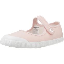 Sandały CONGUITOS CANVAS MARY JANE Rose. Czerwone sandały damskie CONGUITOS, bez wzorów, z tkaniny, bez obcasa. Za 135.99 zł.