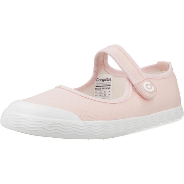 Sandały CONGUITOS CANVAS MARY JANE Rose. Czerwone sandały damskie CONGUITOS, z tkaniny, bez zapięcia. Za 135.99 zł.