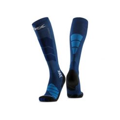 Skarpetki X-Socks Expert. Niebieskie skarpetki damskie X-Socks, bez wzorów. Za 214.00 zł.