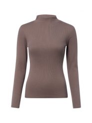 Marie Lund koszulka z długim rękawem Kobiety Bawełna (100%) brązowy, L. Brązowe t-shirty damskie Marie Lund, l, bez wzorów, z bawełny, bez kołnierzyka. Za 149.95 zł.