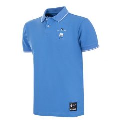 Koszulka polo Maradona x COPA Boca Haftowana Niebieska. Niebieskie koszulki polo męskie COPA FOOTBALL, s, bez ramiączek, do piłki nożnej. Za 294.59 zł.
