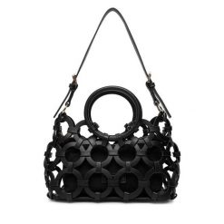 Torebka GINO ROSSI. Czarne torebki klasyczne damskie Gino Rossi, bez wzorów, bez dodatków. Za 299.99 zł.